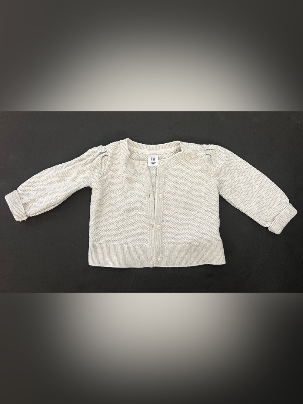 18-24M Gap Baby toddler Cream Knit Cardigan - Long Sleeve NWOT